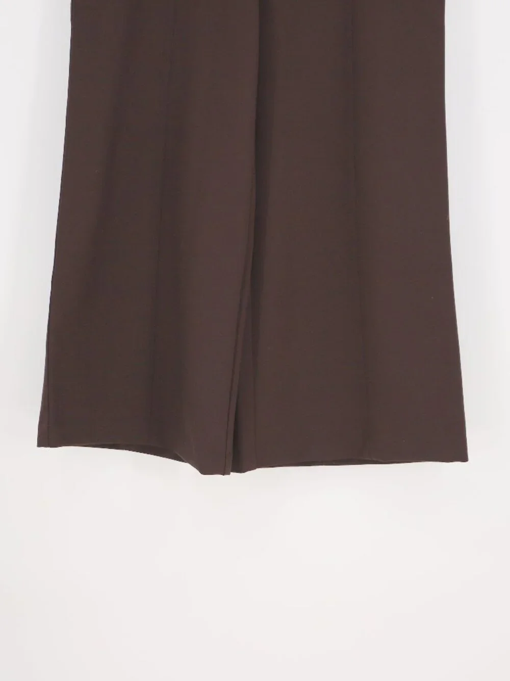 NWT BANANA REPUBLIC Wide-Leg Everywhere Ponte Pull On Pant in Dark Brown Size M - Picture 5 of 9